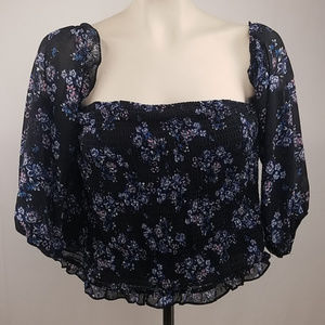 FINAL PRICE NWT WILD FABLE XXL FLORAL CROP TOP